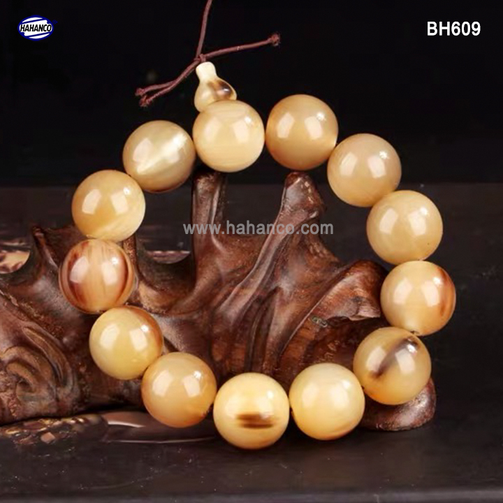 Vòng tay sừng bò châu phi phong thủy /sinh tài lộc - thịnh vượng - hahanco