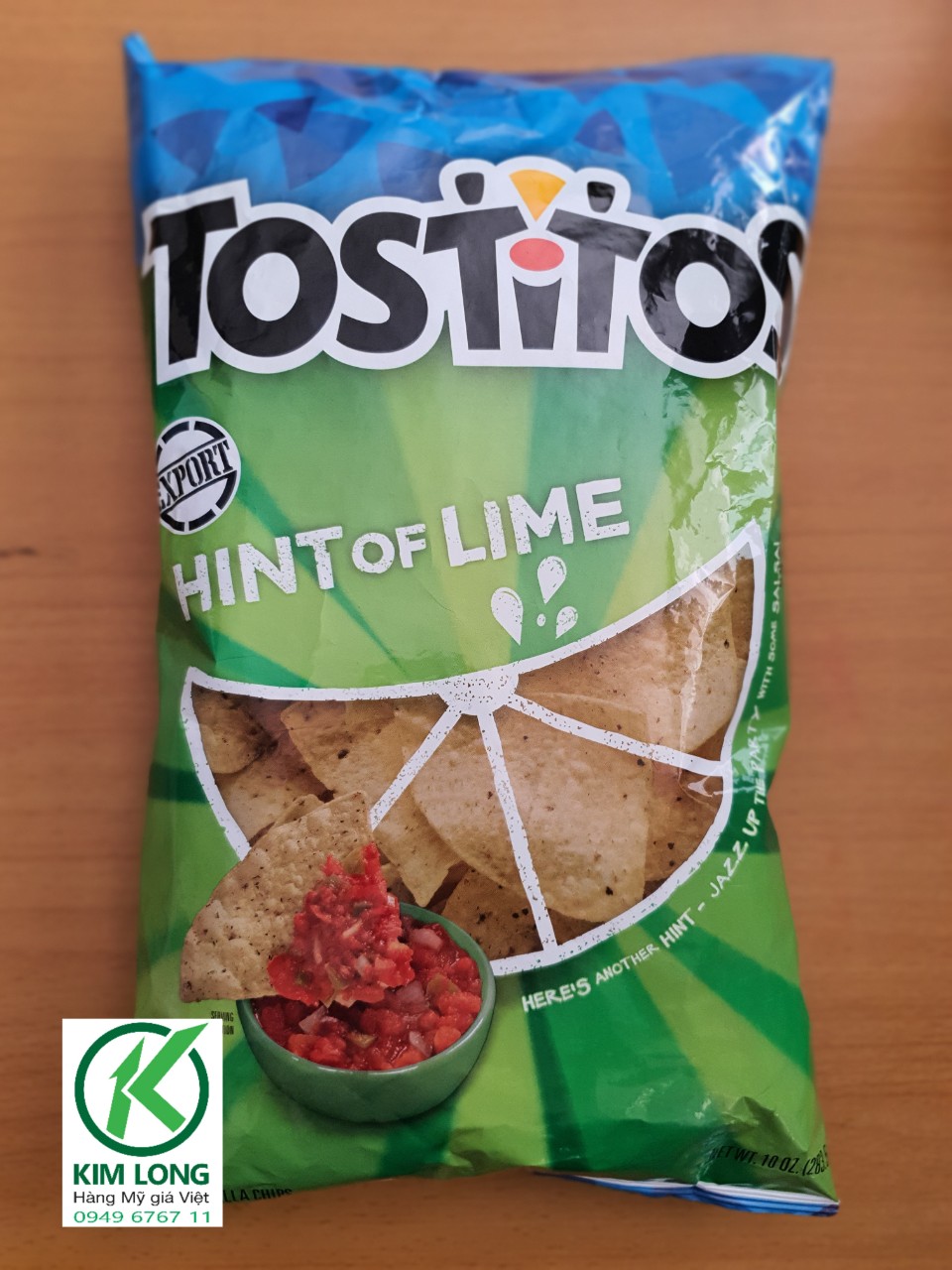 Bánh Snack Tostitos Hint Of Lime 283.5g