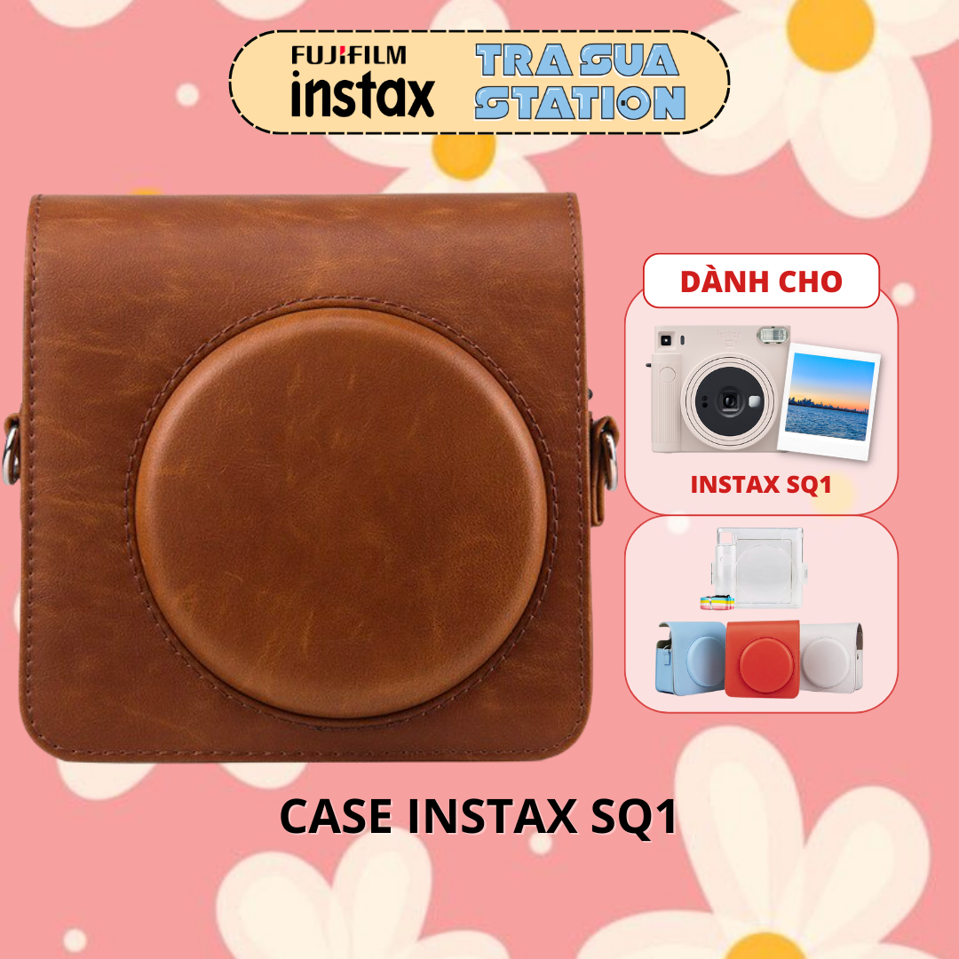 [HN] BAO DA MÁY CHỤP ẢNH LẤY LIỀN INSTAX SQUARE SQ1 - CASE DA, CASE TRONG
