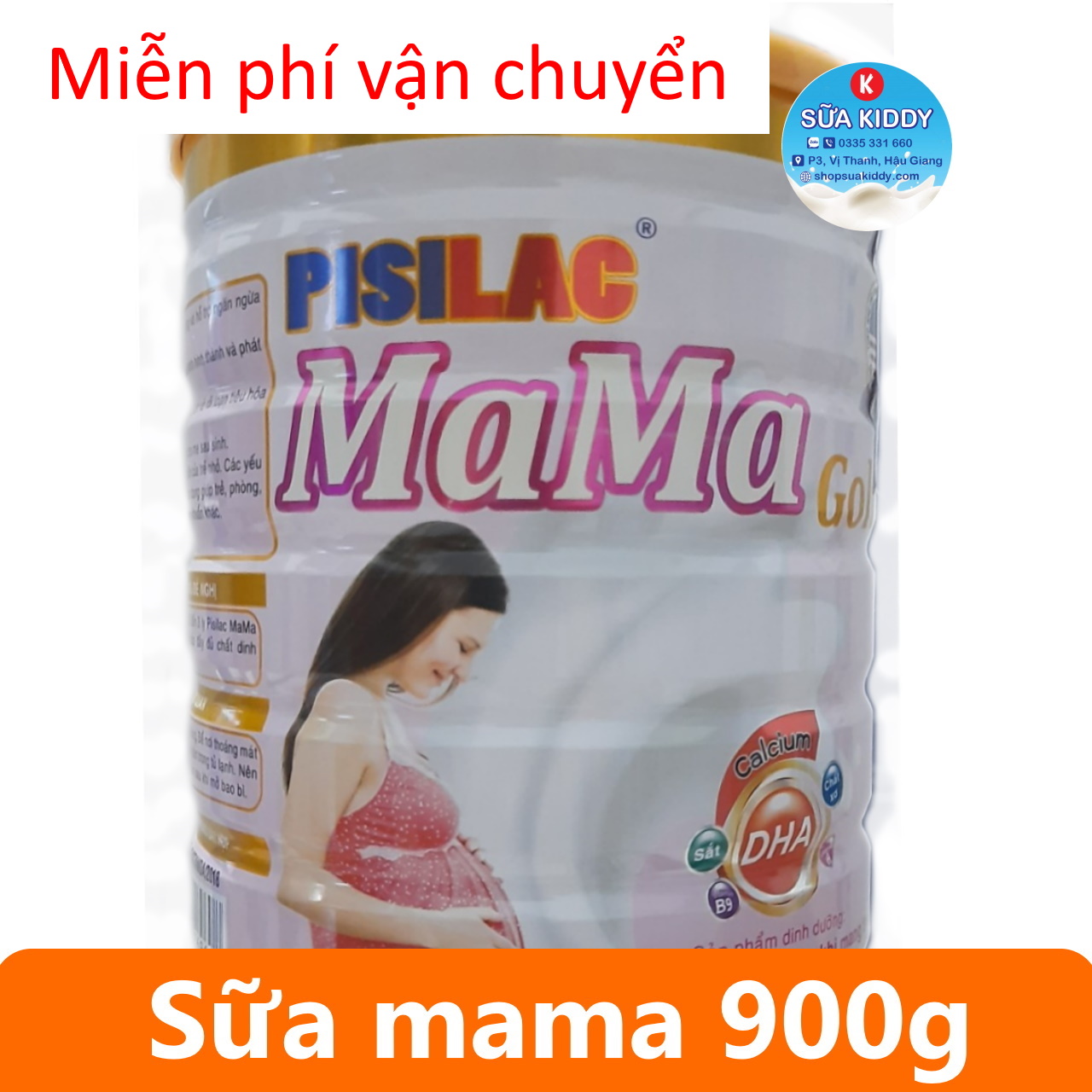 Sữa Pisilac MaMa Gold 900G dành cho phụ nữ mang thai và cho con bú