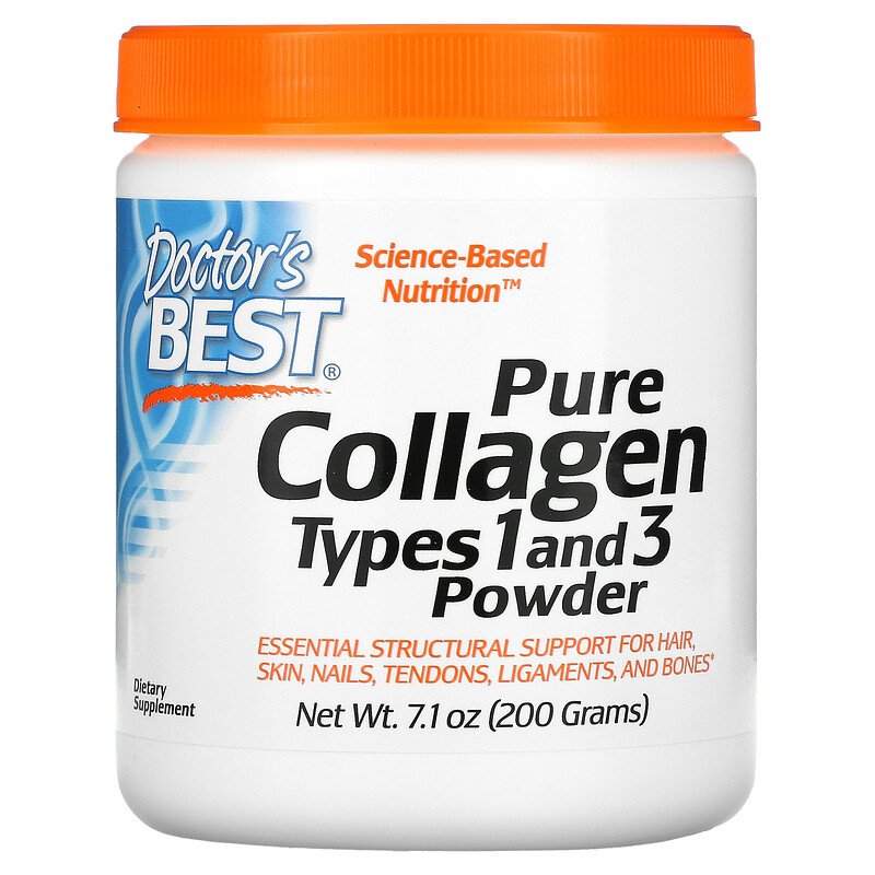 Pure Collagen Types 1 and 3 Powder hộp 7.1 ozcủa Doctor s Best