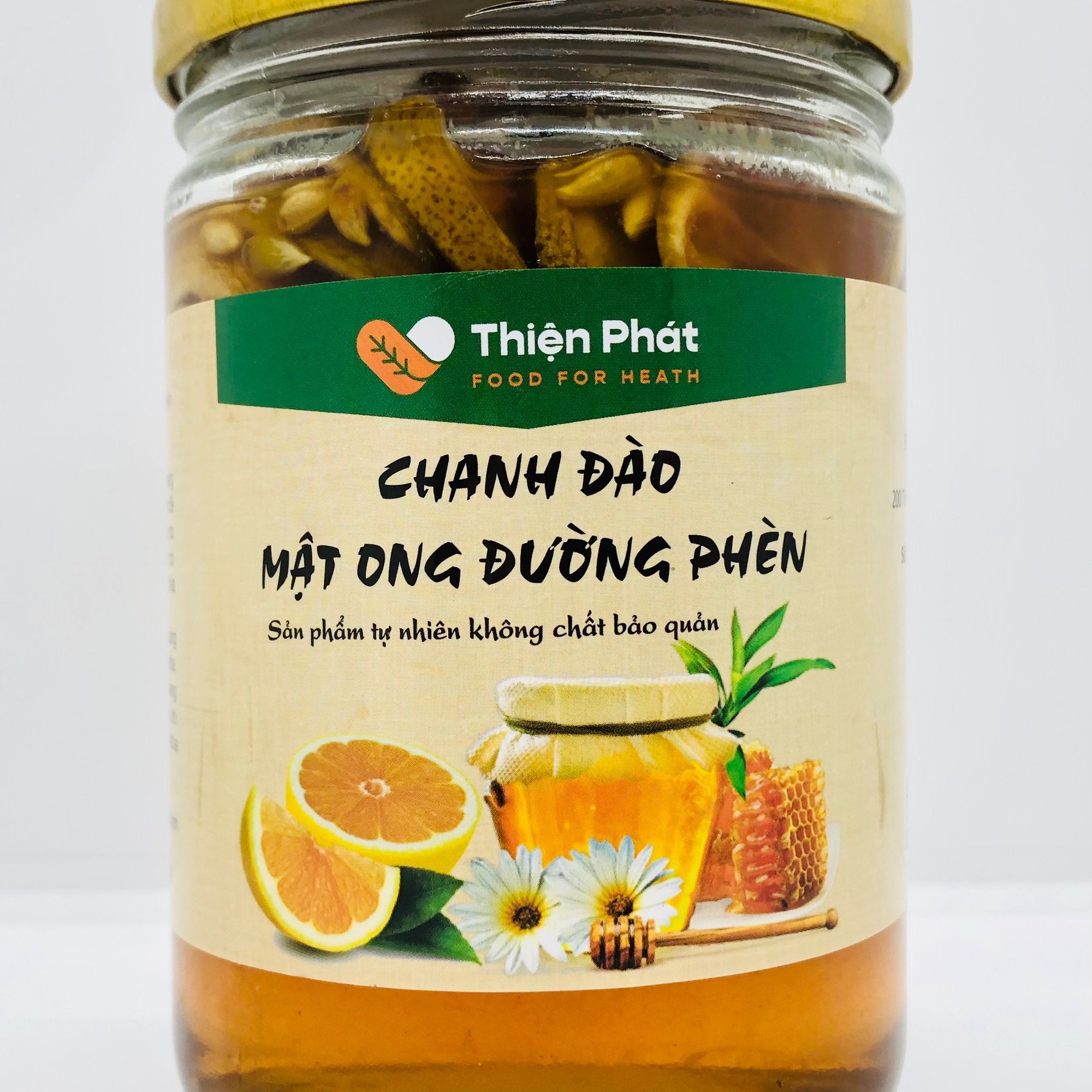 [HCM]Chanh Đào Ngâm Mật Ong Đường Phèn