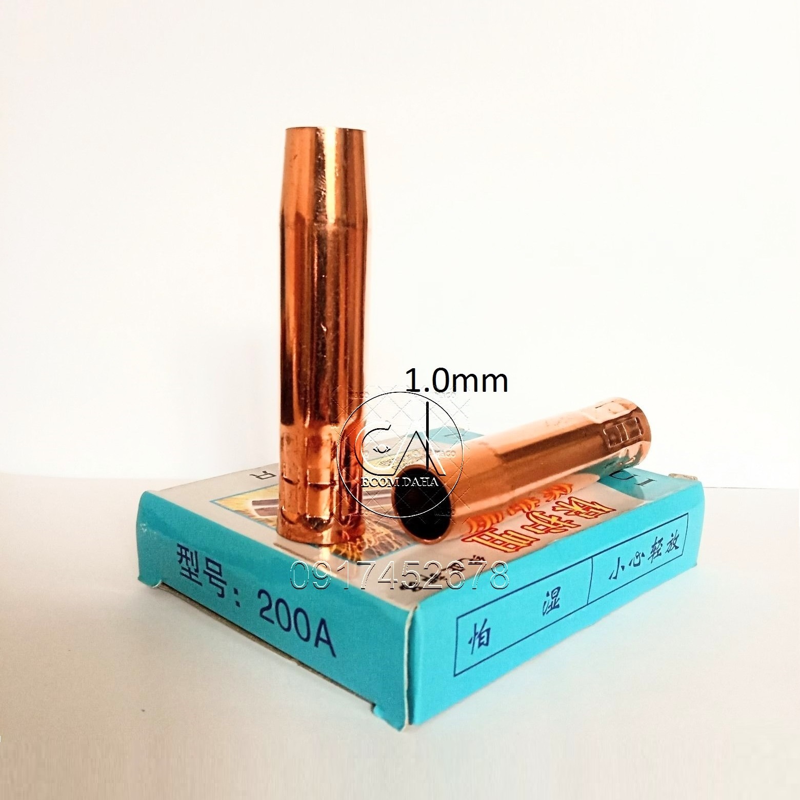 Chụp khí súng hàn mig 200a 1.0mm - hộp 5 cái