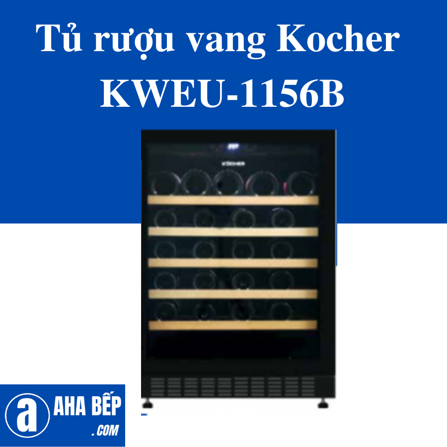 Tủ rượu vang  Kocher KWEU-1156B - Hàng Chính Hãng (Hotline: 0899.167.587)
