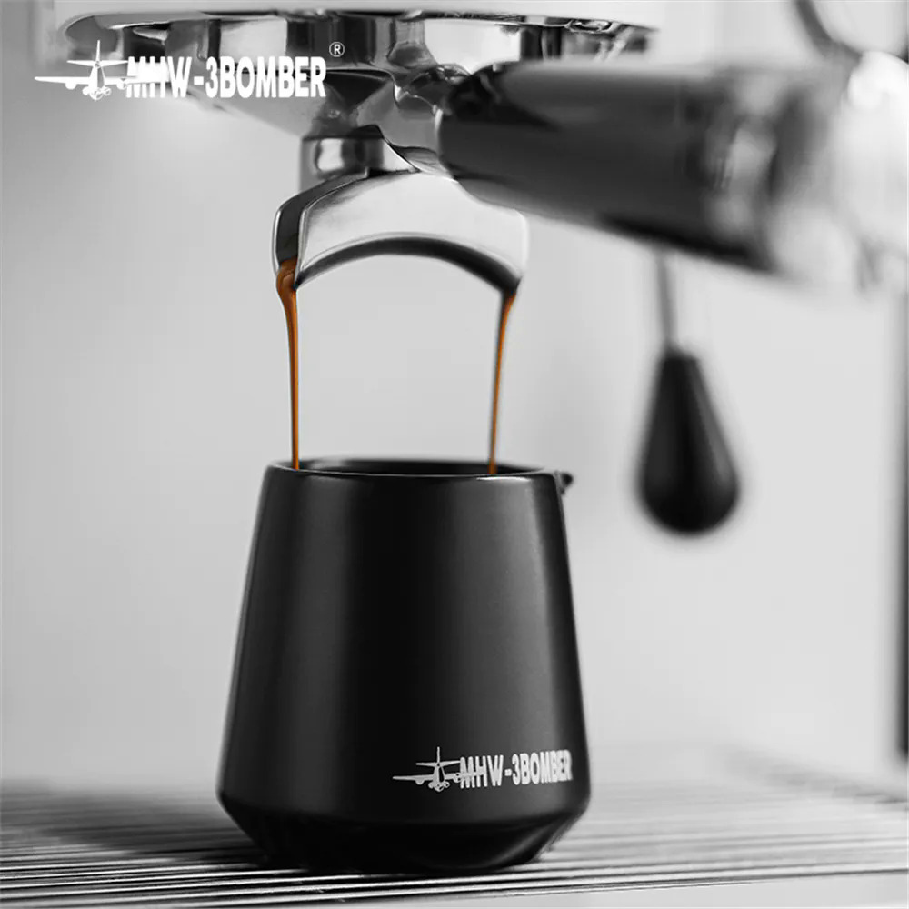 Bình sữa gốm 80ml mũi nhọn có sữa kéo cốc hoa Espresso cốc sữa cốc sữa bình sữa phụ kiện cà phê đồ uống