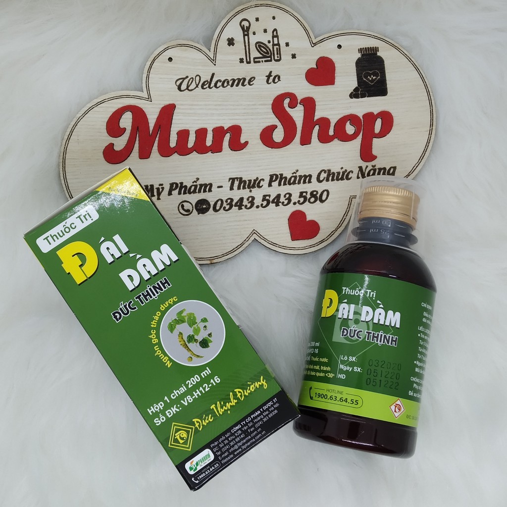 Siro đái dầm đức thịnh chai 200ml