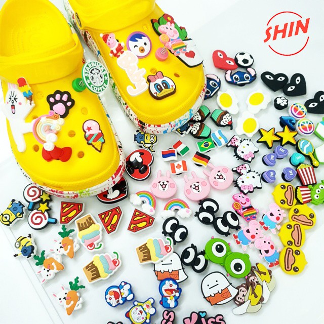 100 Mẫu Sticker Gắn Dép Cross Không Trùng Jb13