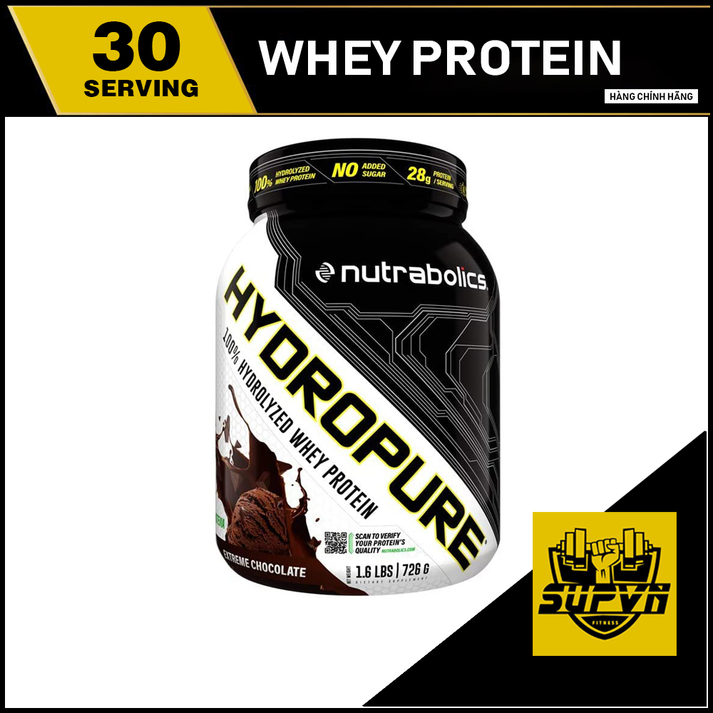 Whey hydropure hydrolyzed - Sữa tăng cơ giảm mỡ whey protein 100% thủy phân 1.6lbs