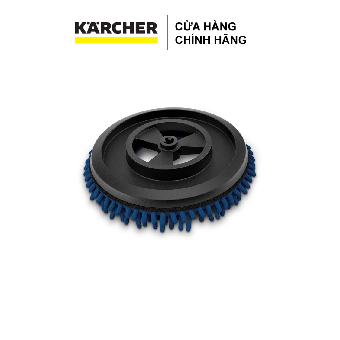 Đầu chải microfibre kết hợp bàn chải xoay Karcher WB để vệ sinh, làm sạch xe hơi, xe máy