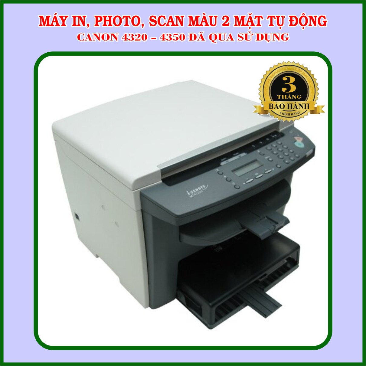 Máy in, photo, scan màu hai mặt tự động canon 4320d - canon 4350d đã qua sử dụng