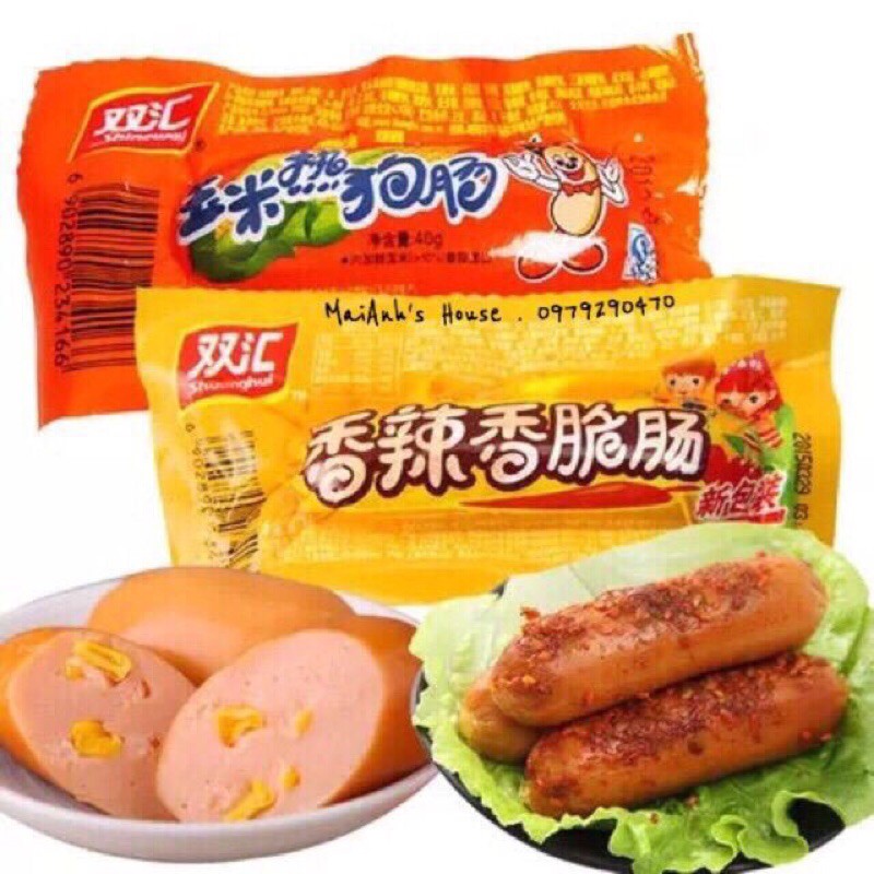 Xúc xích ngô xúc xích cay