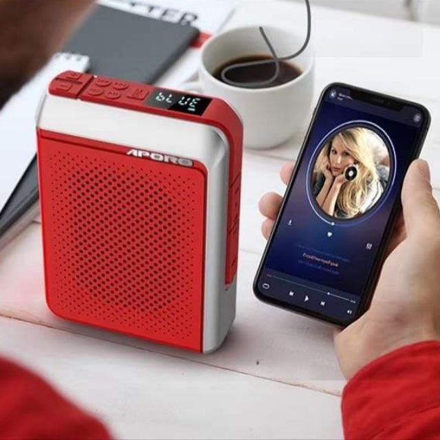 máy trợ giảng aporo T18,Tặng mic cài áo