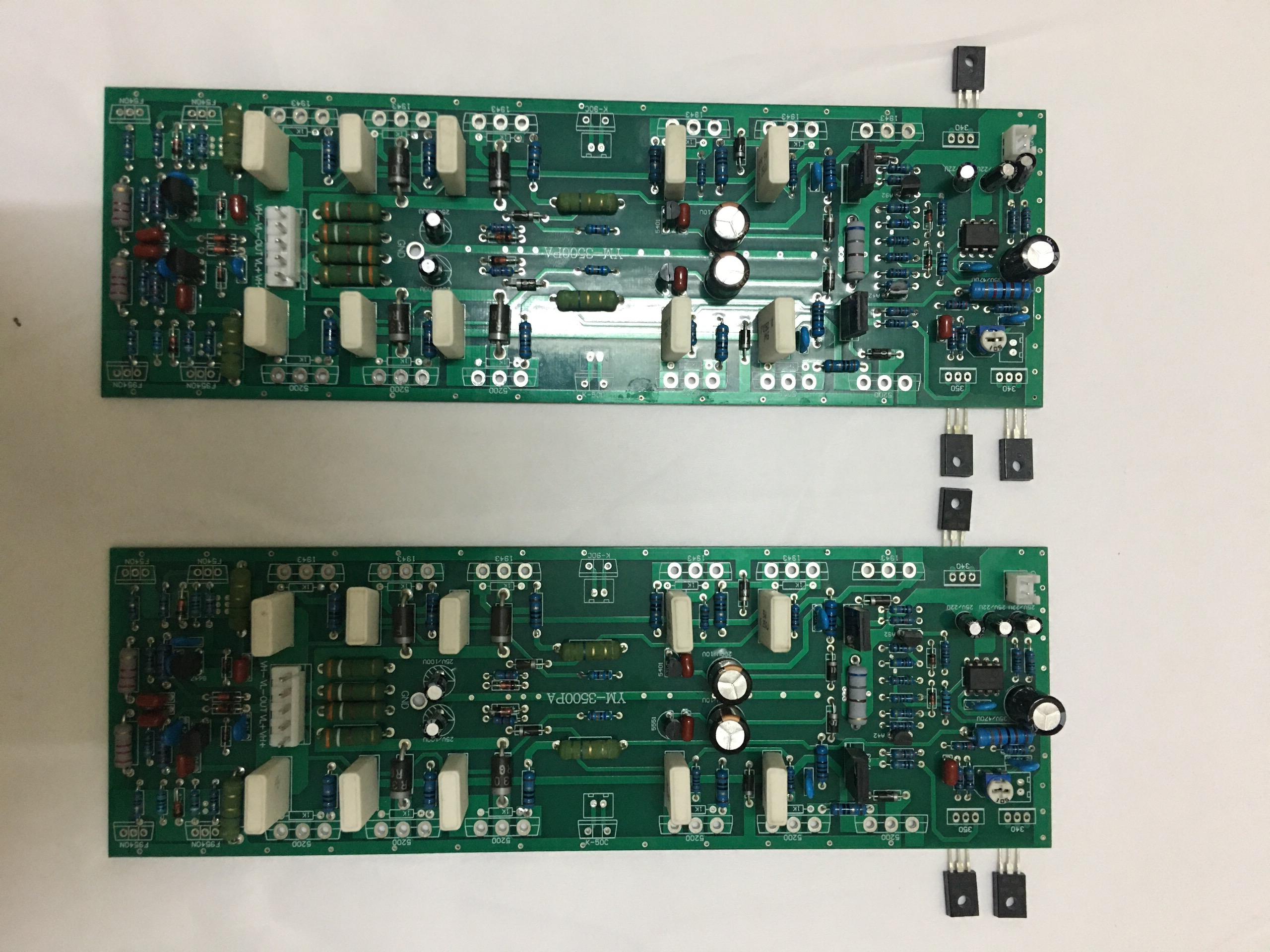 Mạch công suất đẩy Yamaha P5000S class H bù áp 2 cấp nguồn