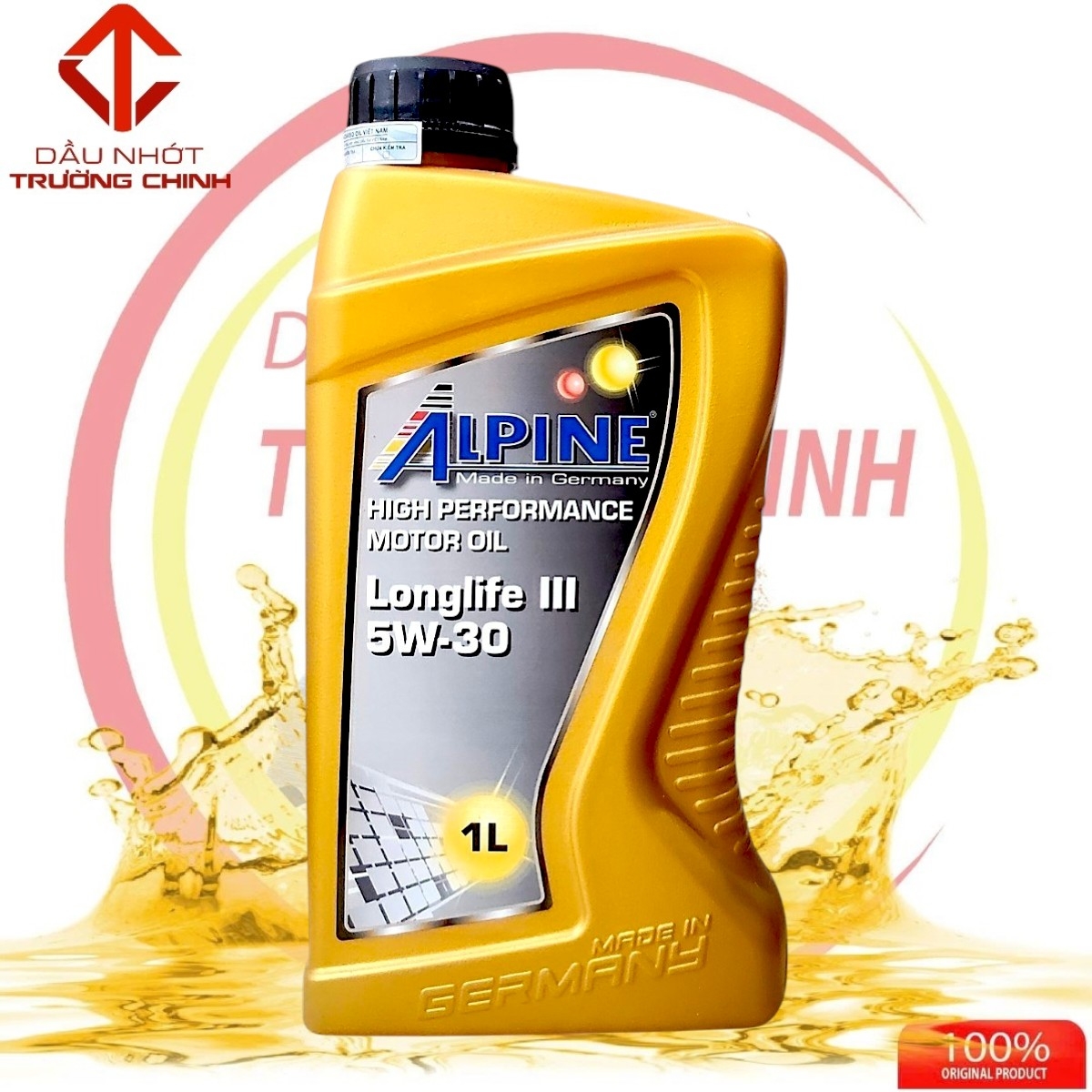 Nhớt Alpine Longlife III 0W30, 5W-30 Tổng hợp nhập khẩu Đức dành cho xe ga, ô tô