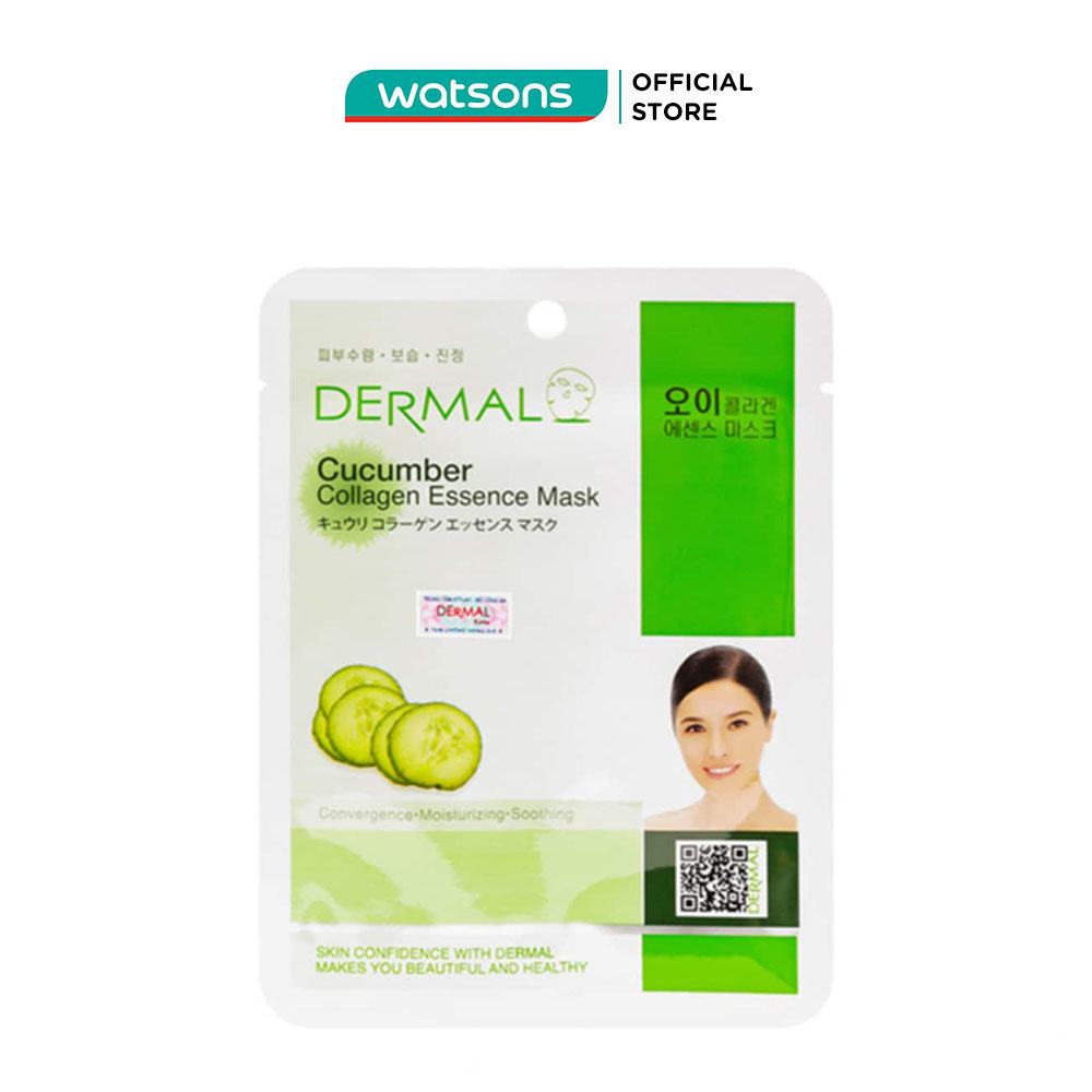 Mặt nạ dermal tinh chất collagen với chiết xuất dưa leo 23g