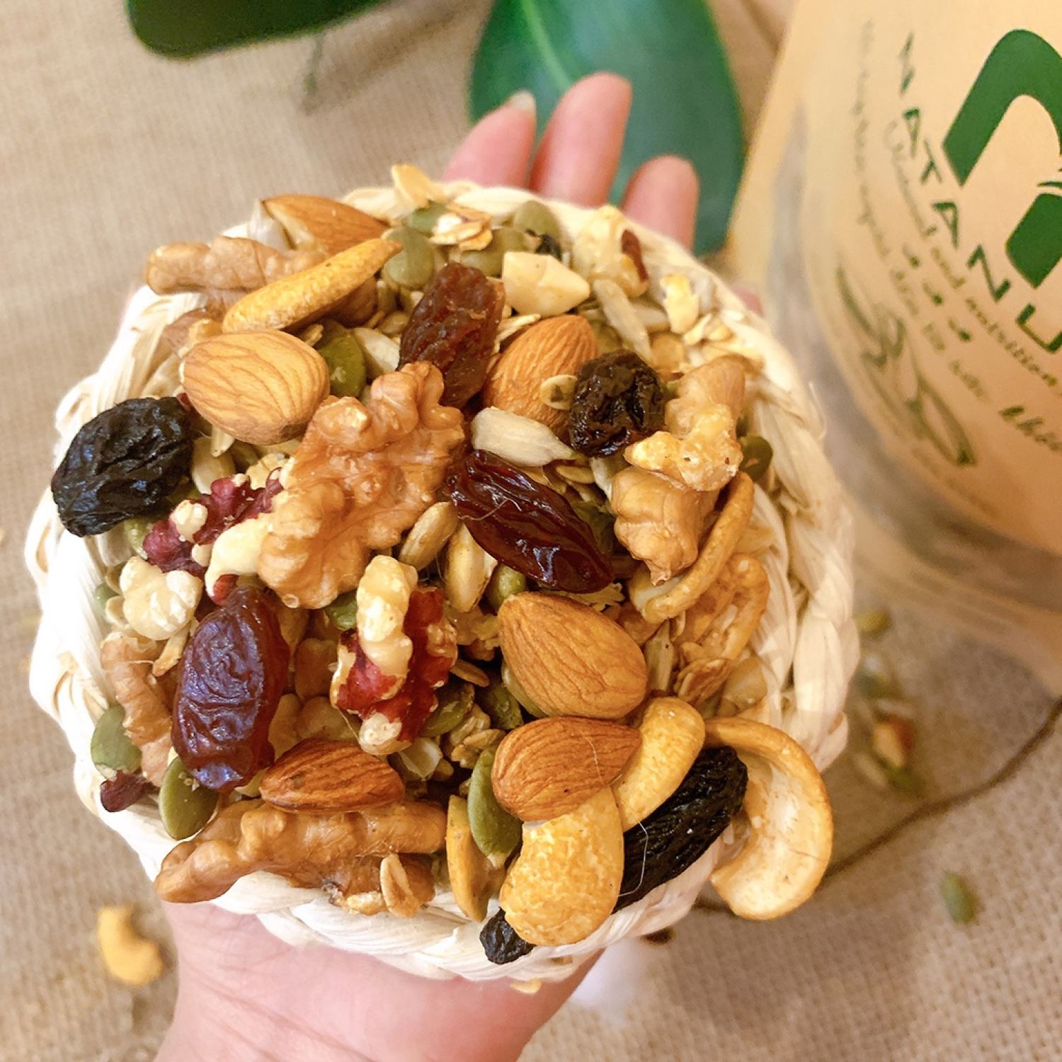 Granola siêu hạt mix 7 loại hạt dinh dưỡng ít yến mạch