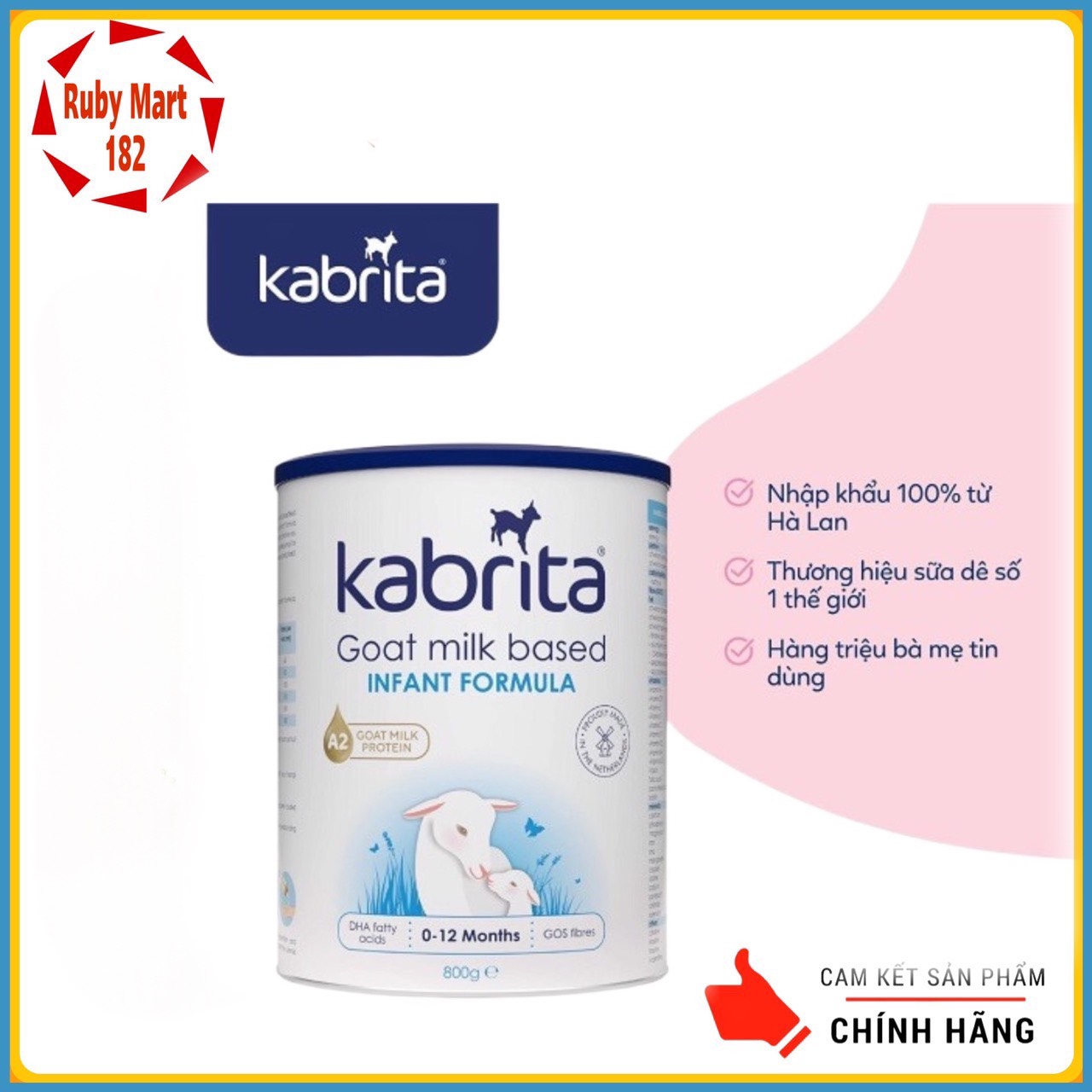 Sữa dê kabrita số 1 - lon 800g