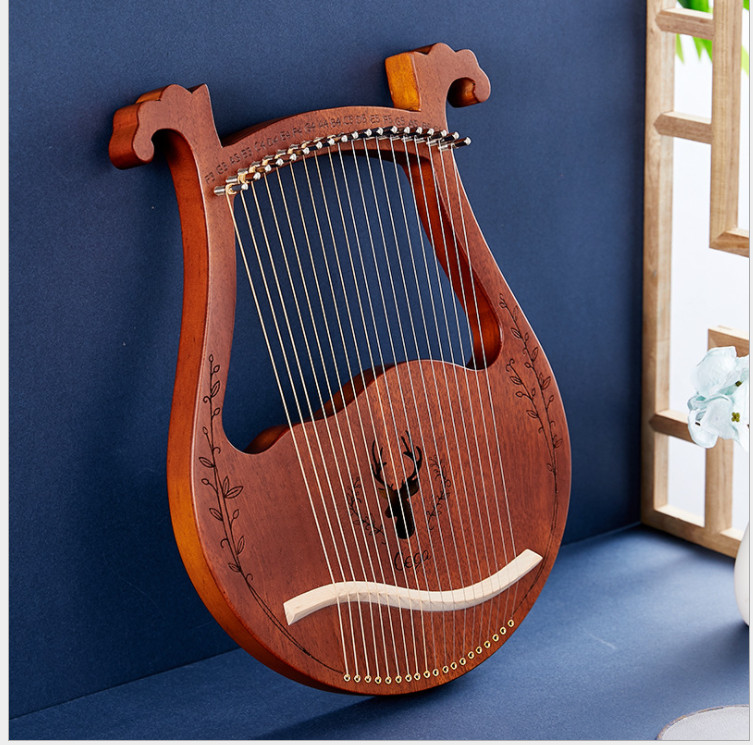 [HCM]Đàn hạc 19 dây Tặng Kalimba (Đàn Harp 19 dây) Đàn Lyre Harp CEGA-M19 đánh được tất cả bài hát