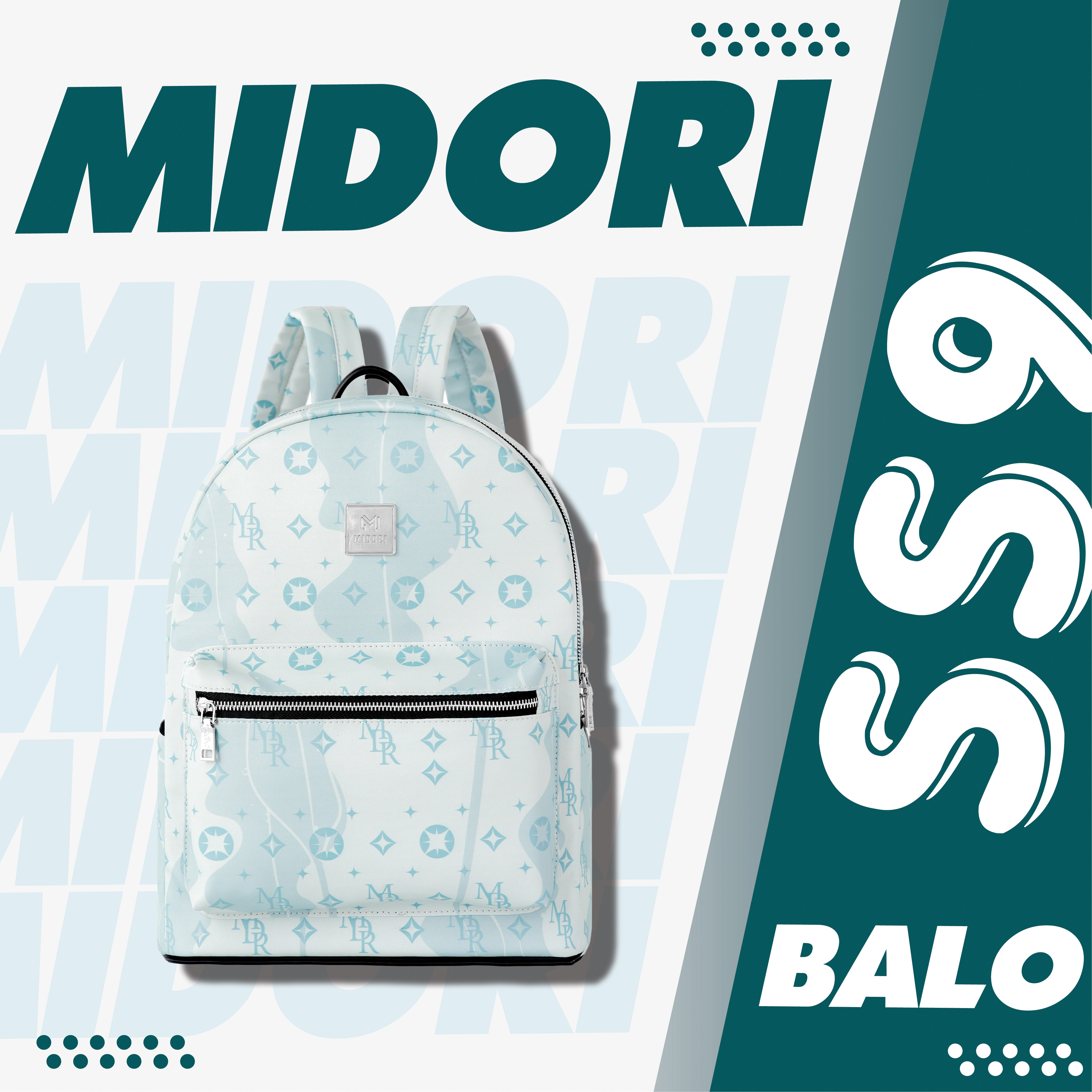 Balo đi học thời trang Nam nữ chống nước đựng laptop Season 9 Local Brand Midori M Studio