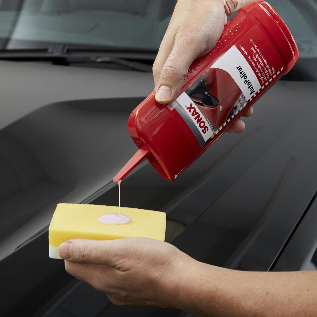 Kem đánh bóng sơn xe mờ xước sonax car polish 300100