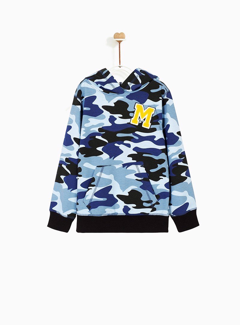Áo hoodie bé trai dài tay - MDK Camo