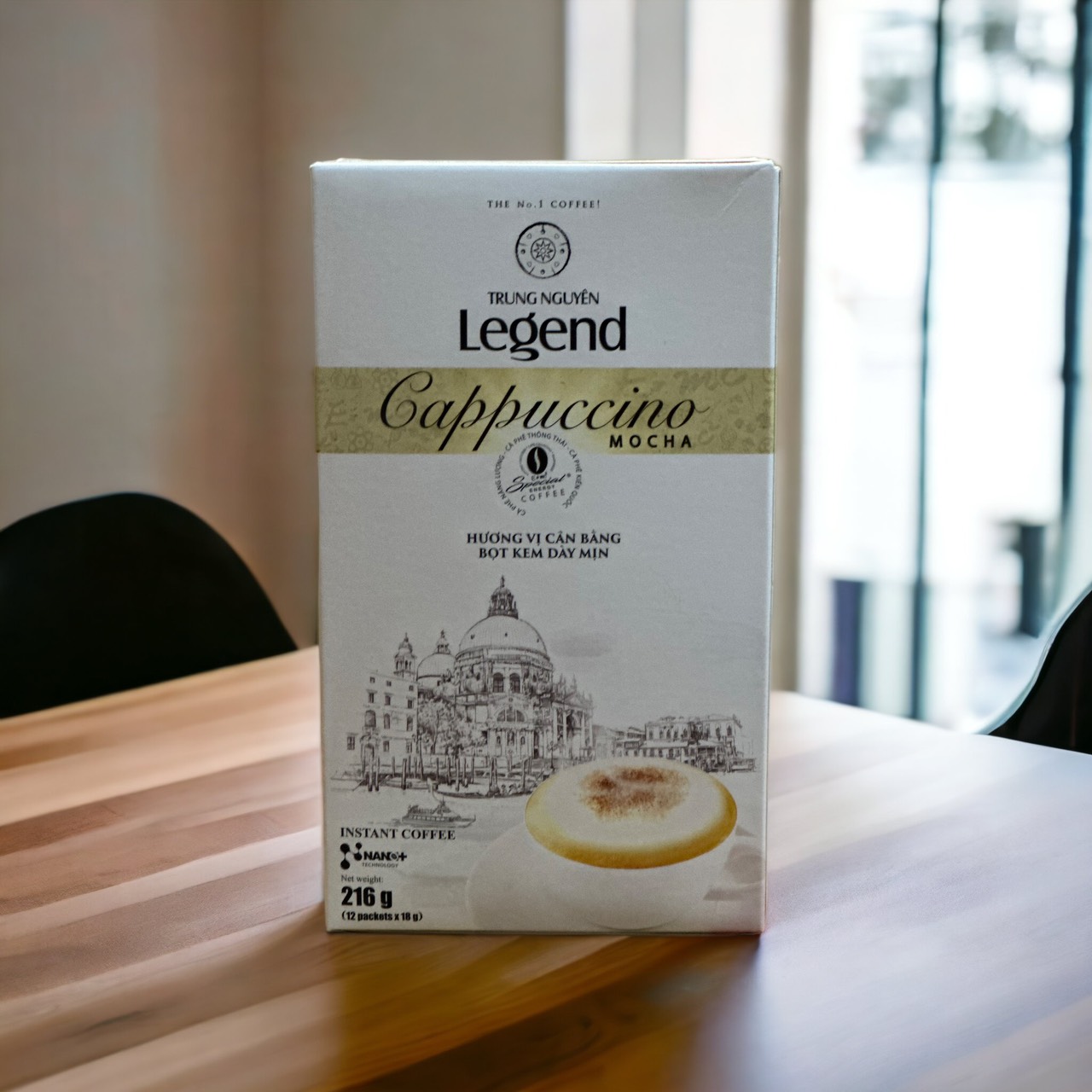 Cà phê Trung Nguyên Cappuccino Mocha - Hộp 12 gói