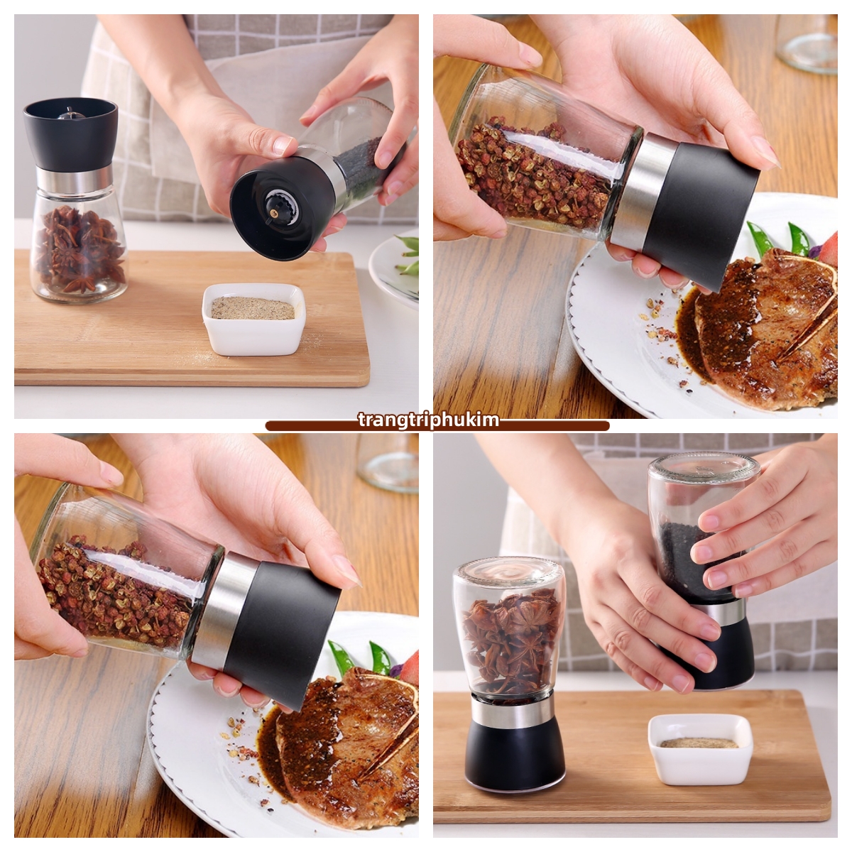 LỌ, CHAI XAY TIÊU NHỎ GỌN DỄ DÀNG SỬ DỤNG - LP38