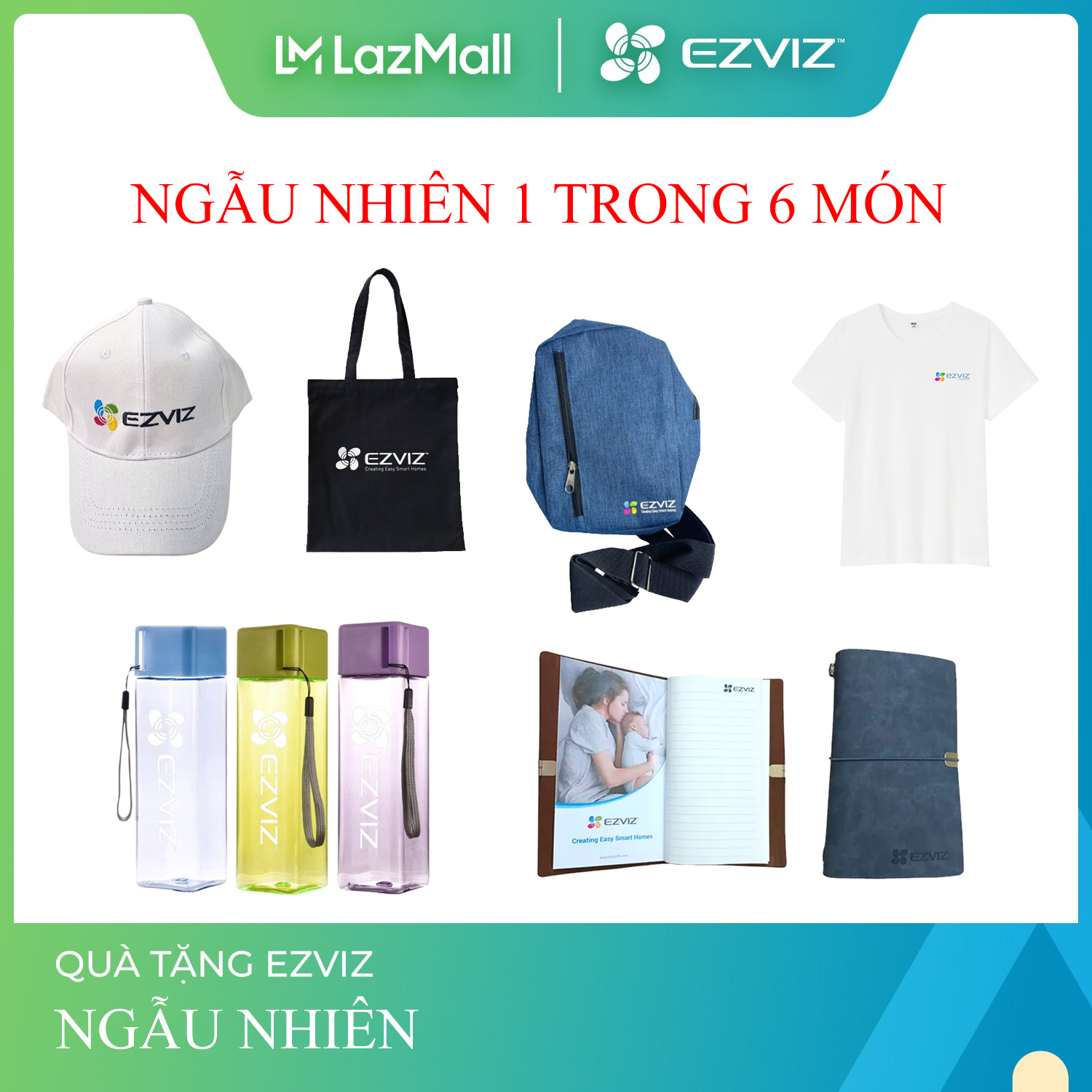 Quà tặng Ezviz - Quà tặng ngẫu nhiên - Quà Free - Không bán