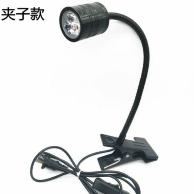 Led rọi kẹp 5w -3 chế độ màu
