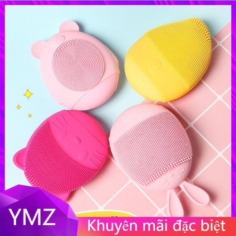 MÁY RỬA MẶT SILICON CẦM TAY "CLEANSER" MINI CAO CẤP - MÁY RỬA MẶT KIÊM MASSAGE TẨY TẾ BÀO CHẾT CỰC HIỆU QUẢ - PHÙ HỢP VỚI MỌI LOẠI DA (hình ngẫu nhiên)