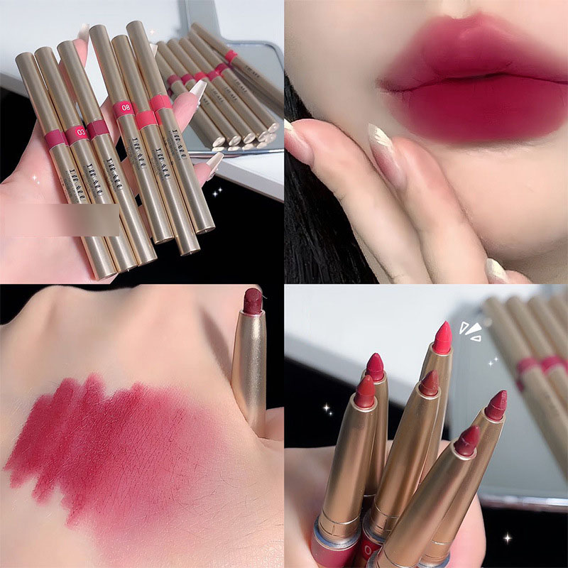 Chì kẻ viền môi DIKALU - chì vẽ môi Lip Liner Pencil DIKALU chất chì sáp lì mịn mượt lâu trôi