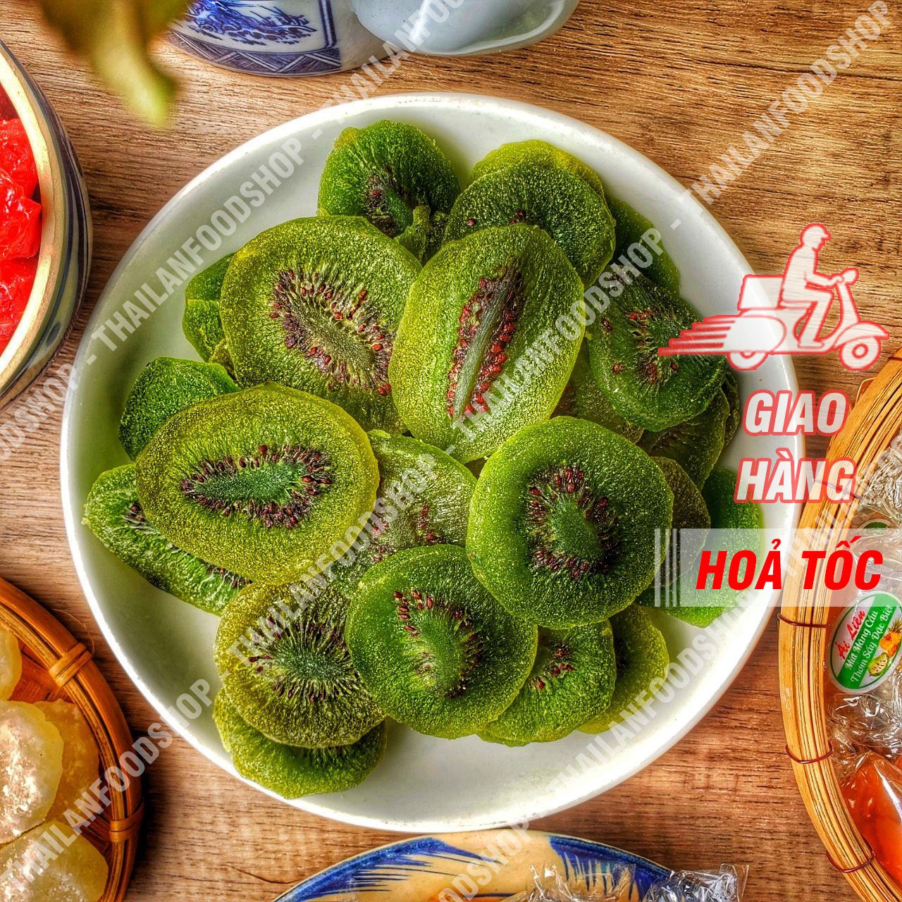 Kiwi sấy dẻo - lon 500gr