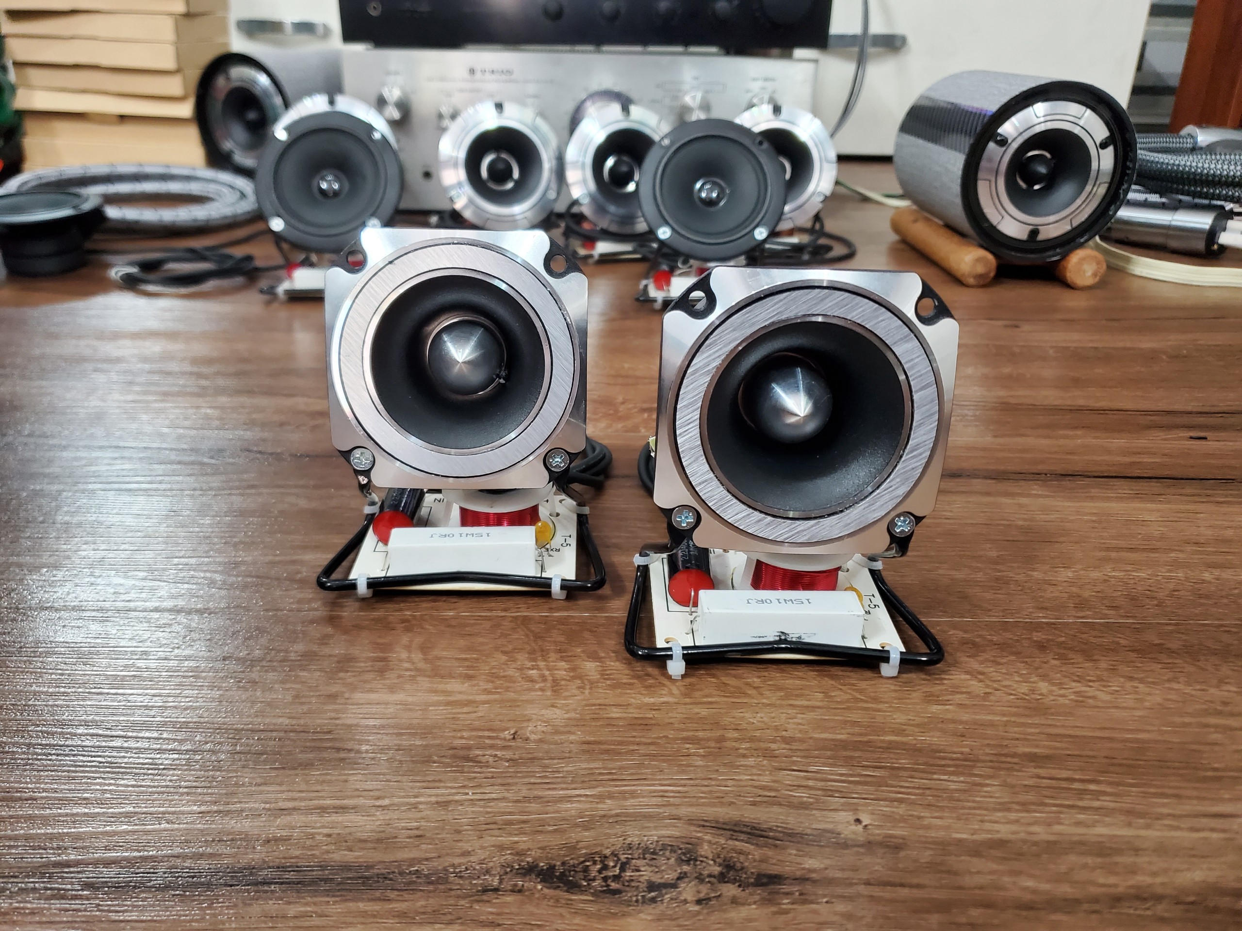 Cặp loa treble pioneer p8804 tích hợp phân tần chân sắt mg audio