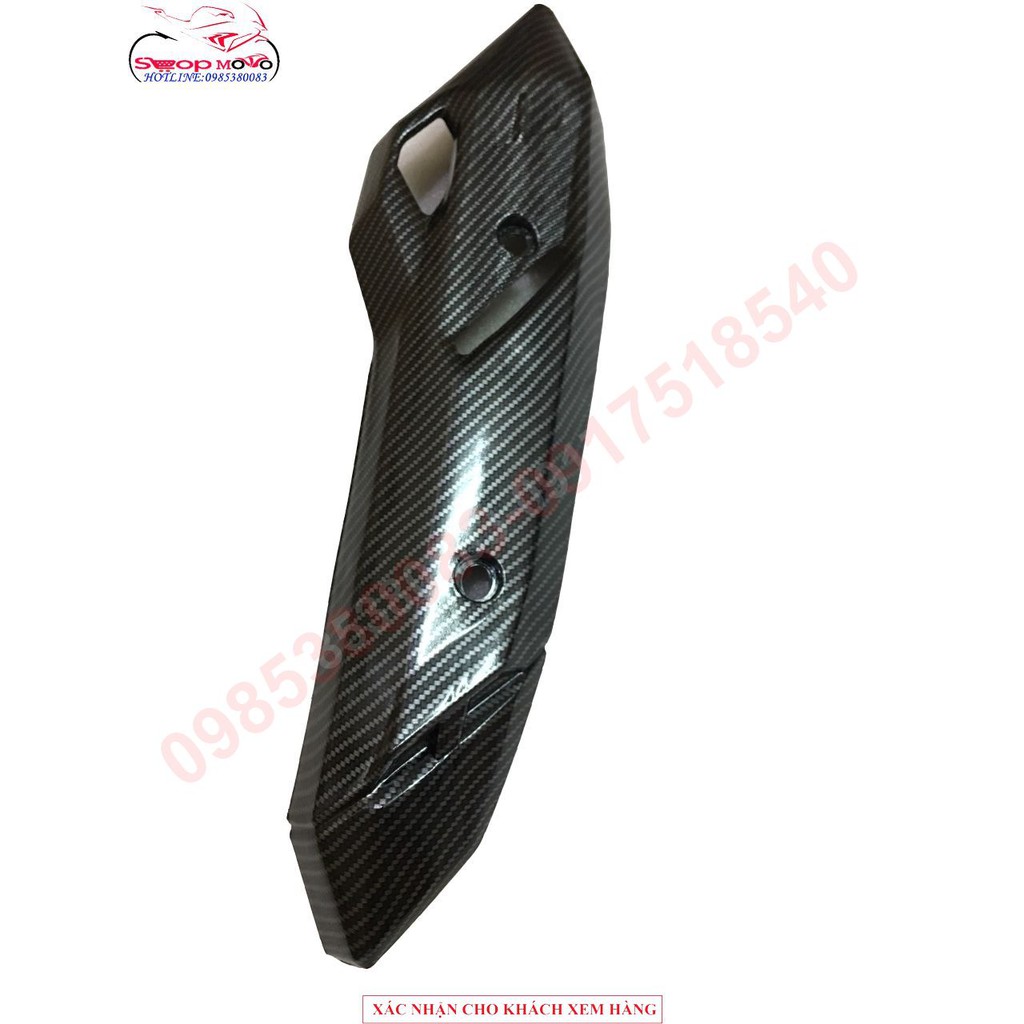 Ốp pô sơn carbon cho sh 2012-2019