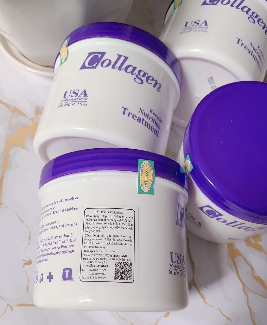 Hấp dầu Collagen siêu dưỡng suôn mềm mượt 500 ml