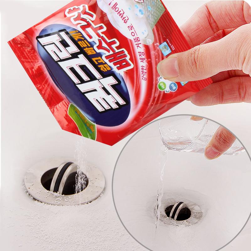 [COMBO 5 GÓI] Bột thông cống-bột thông cống cực mạnh-BỘ 5 Bột Thông Tắc Cống Bồn Cầu Bồn Rửa Bát Hàn Quốc 40g siêu tốc