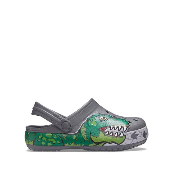Sục crocs-trẻ em in hình khủng long 3d