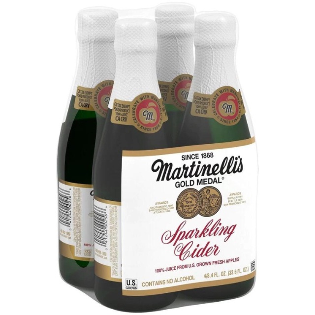 Nước ép Táo tiệt trùng có Gas nguyên chất Martinelli's 296ml