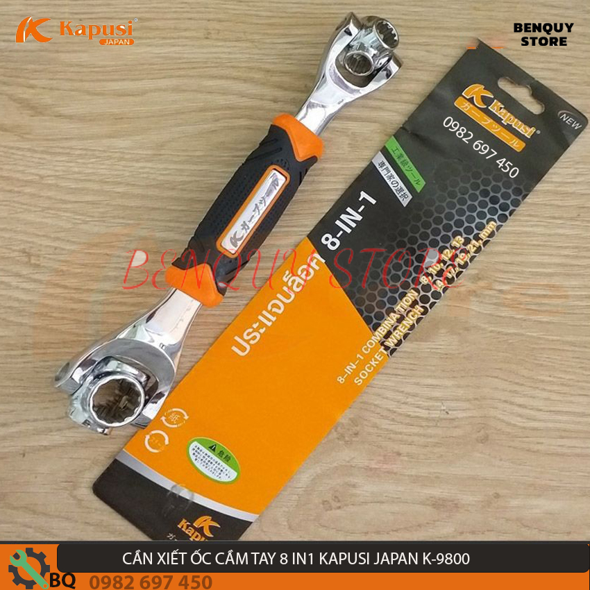 Cần mở ốc tự động 8 in 1 kapusi japan công nghệ nhật bản.