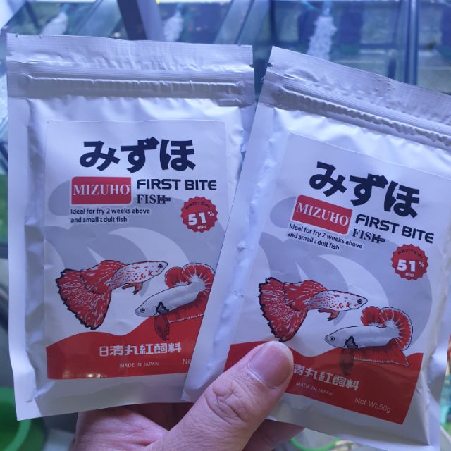 Thức ăn cho cá 7 màu Mizuho First bite cá betta, cá thủy sinh, cá cảnh