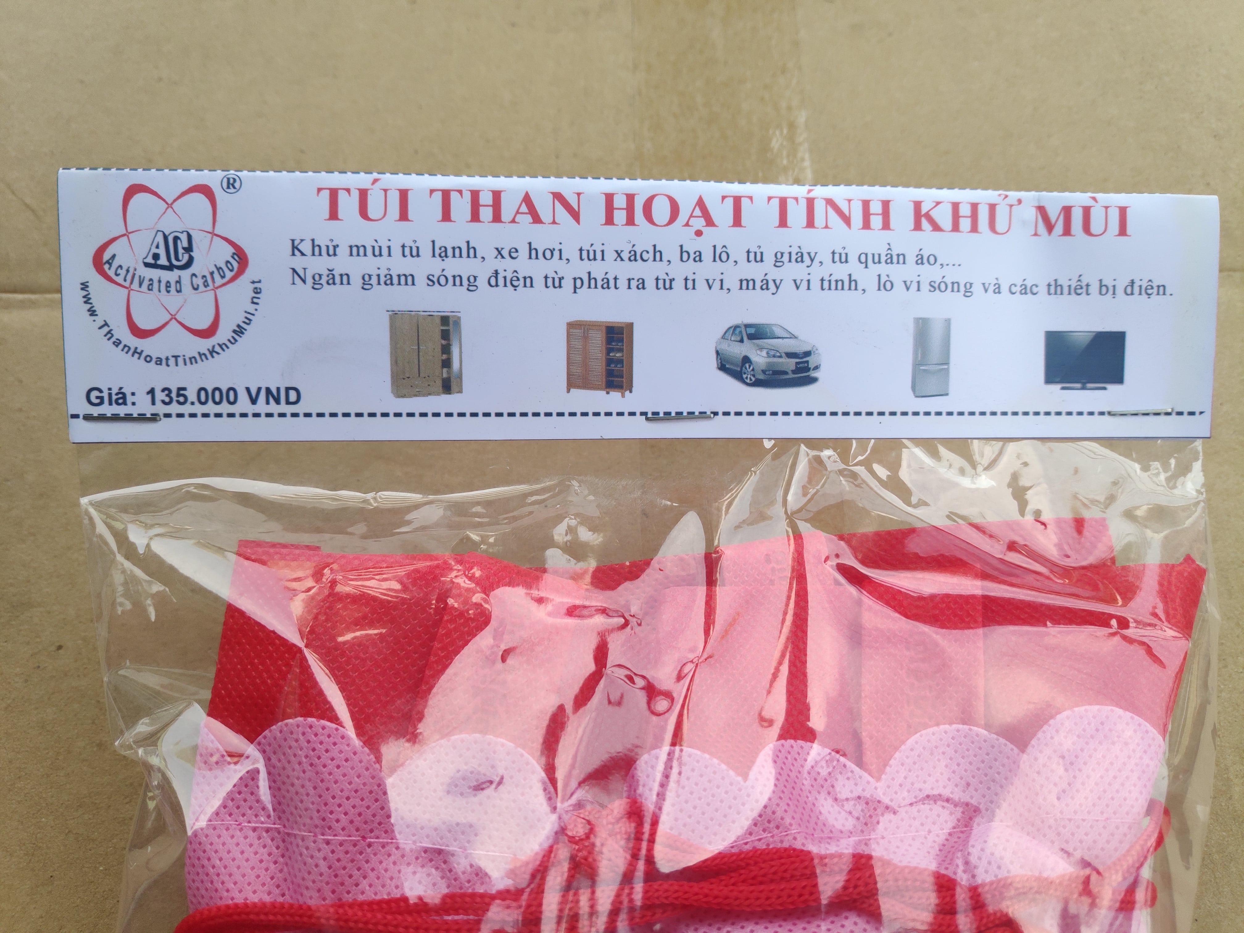 [HCM]Túi than hoạt tính khử mùi xe ô tô 500g