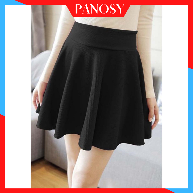Chân váy ngắn, dày dặn, dáng xòe, chất vải Umi, cá tính, phong cách Hàn Quốc - CV188