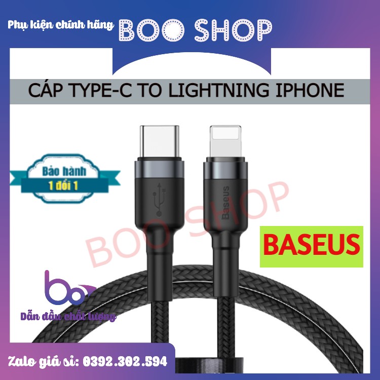 Dây sạc , cáp sạc 18w type- c to lightning cho iphone - bh 12 tháng
