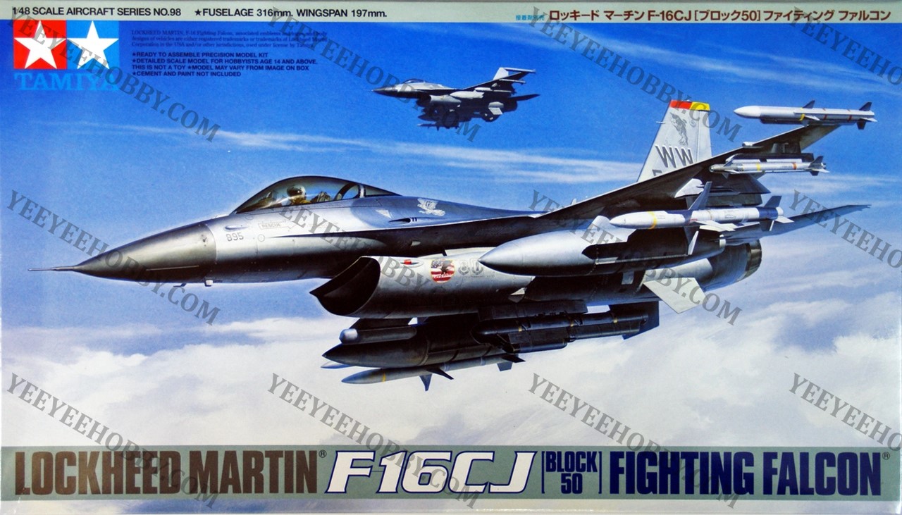 MÔ HÌNH LẮP RÁP TAMIYA - 1 48 LOCKHEED MARTIN F-16CJ BLOCK 50 FIGHTING