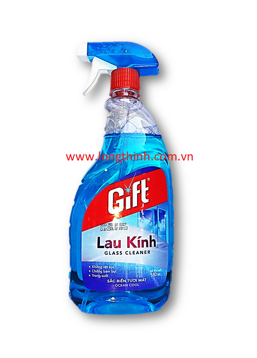 [HCM]Nước lau kính GIFT hương sắc biển 540ml