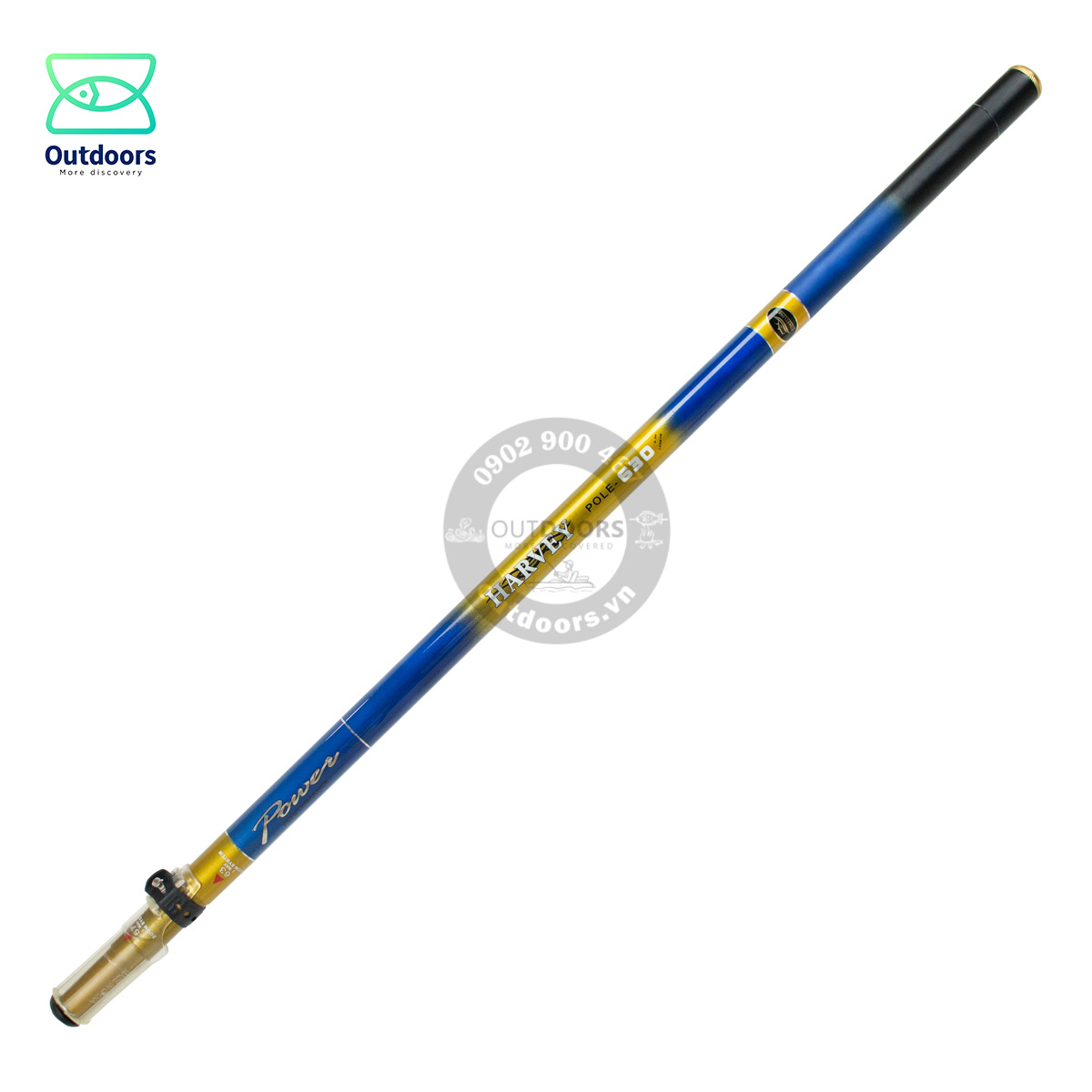 Cần câu tay/ câu đài Coastline Harvey Zoom thay đổi độ dài 4m5/5m4/6m3