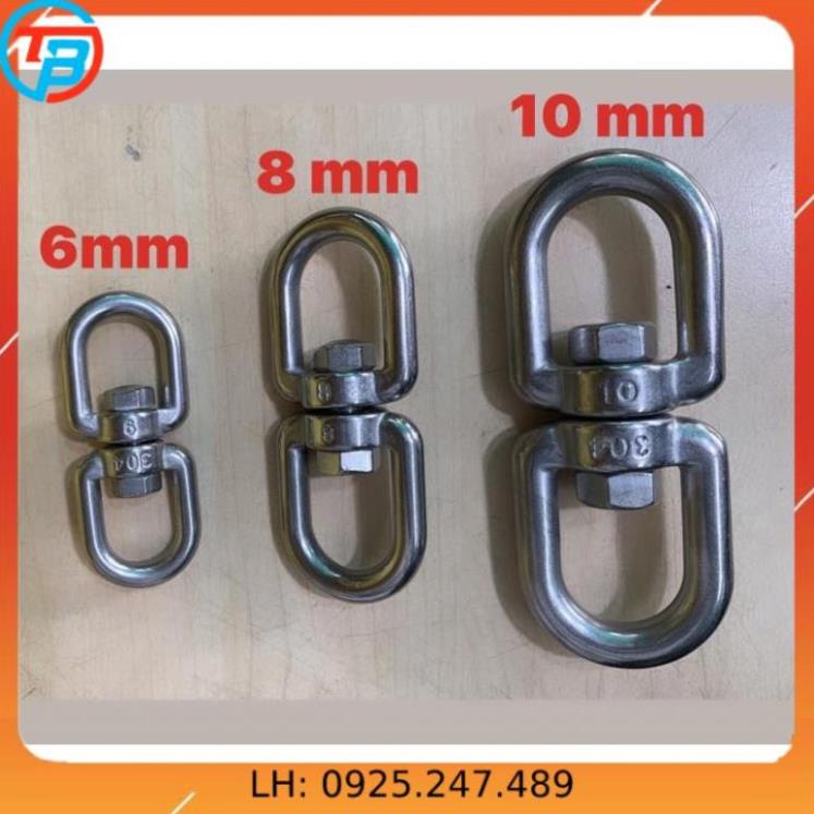 Ma ní xoay inox 304 cáp thép thái bình vina
