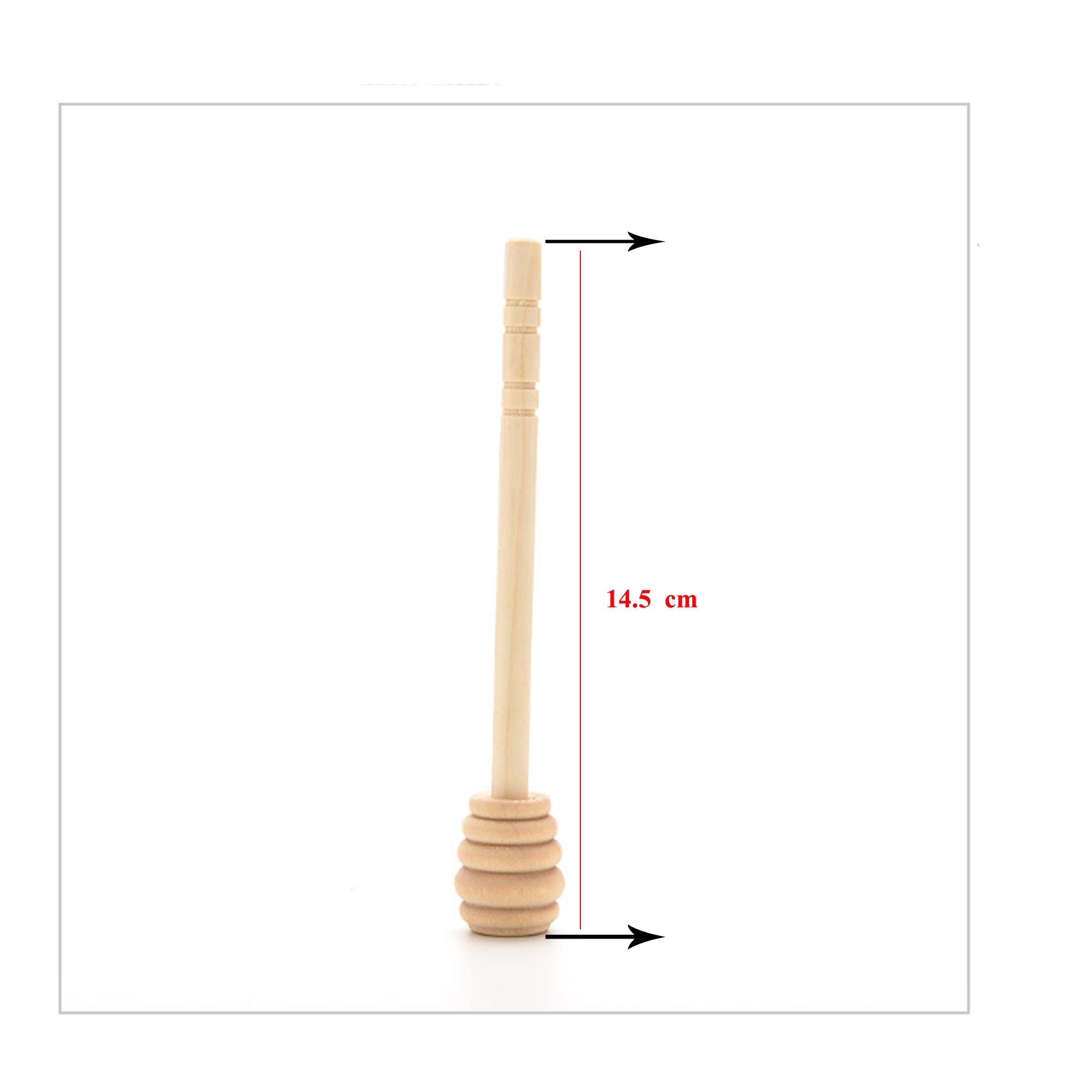 Cây Lấy Mật Ong Bằng Gỗ Cán Dài 14.5 cm