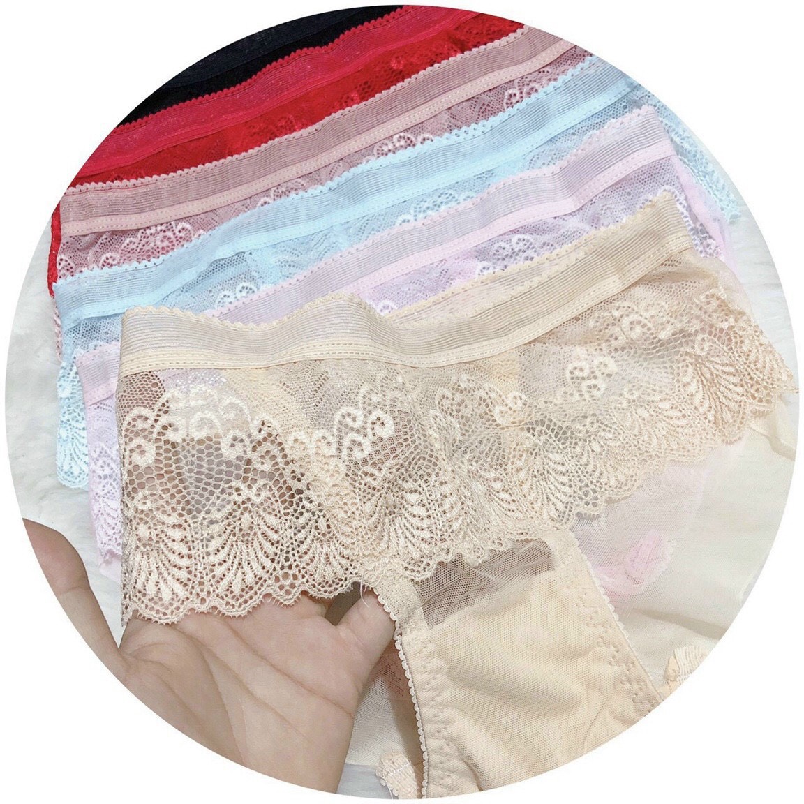 Bộ 10 quần lót nữ su ren cao cấp