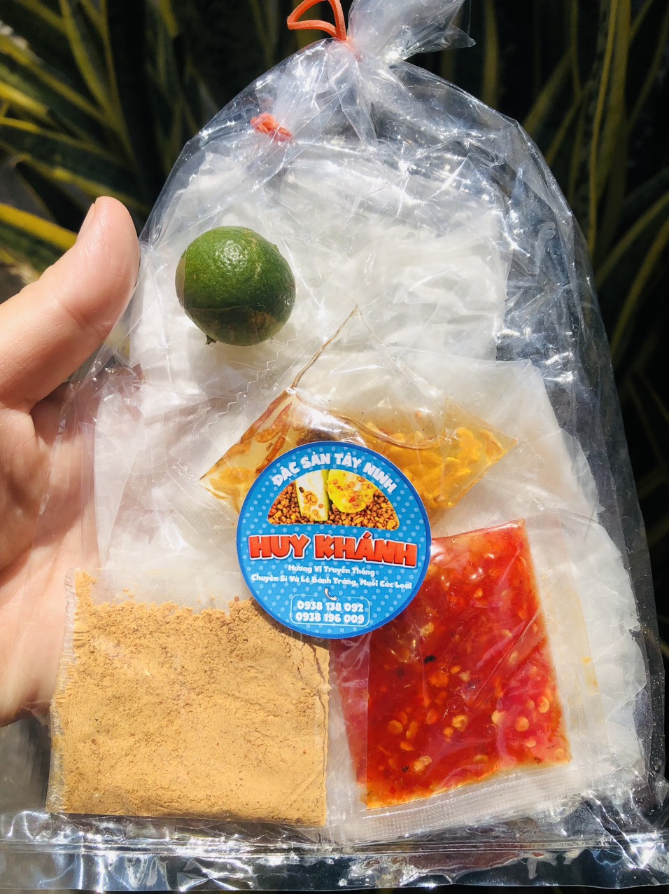 Combo 5 bịch bánh tráng phơi sương ớt đỏ